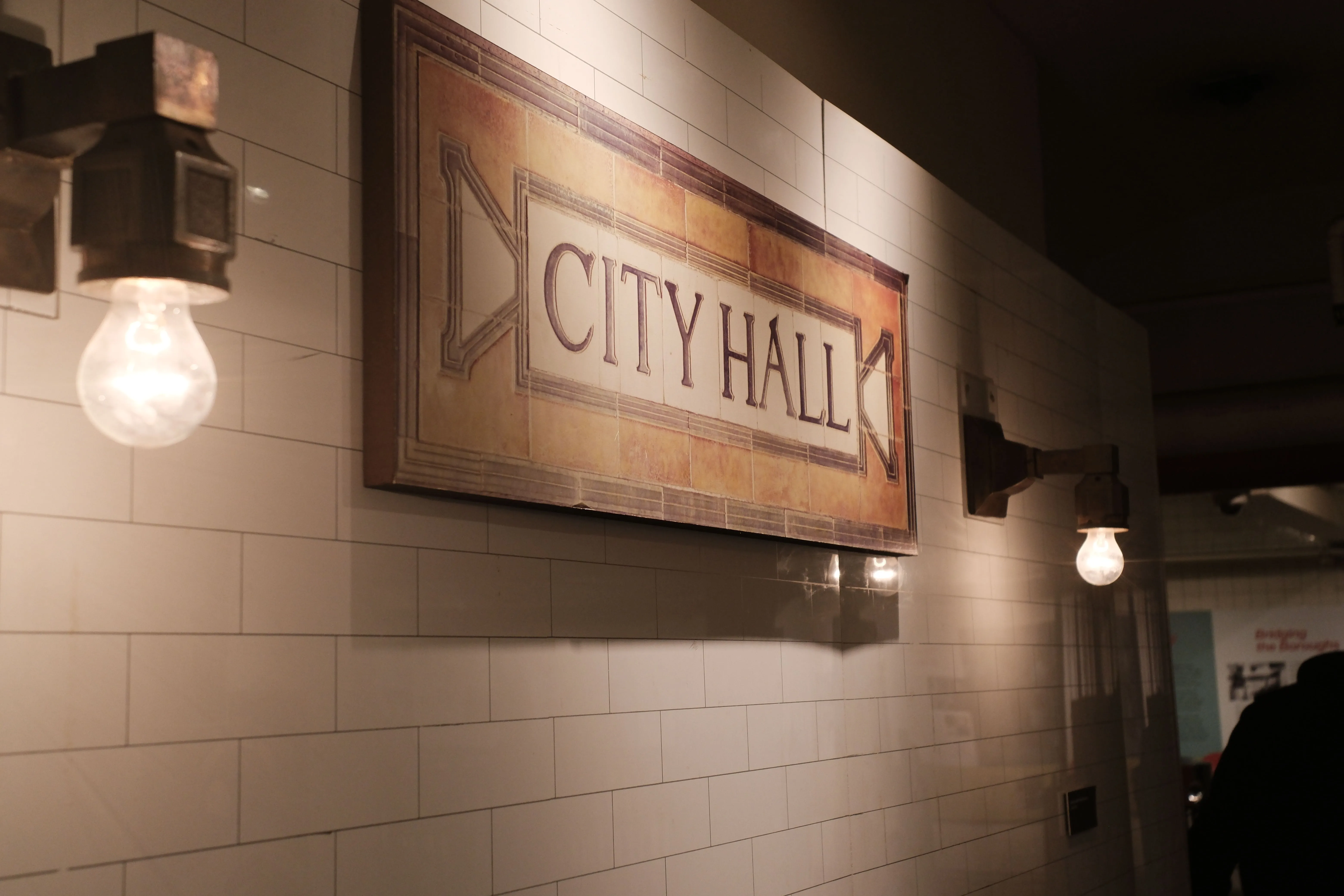 Azulejos de una estación de subte