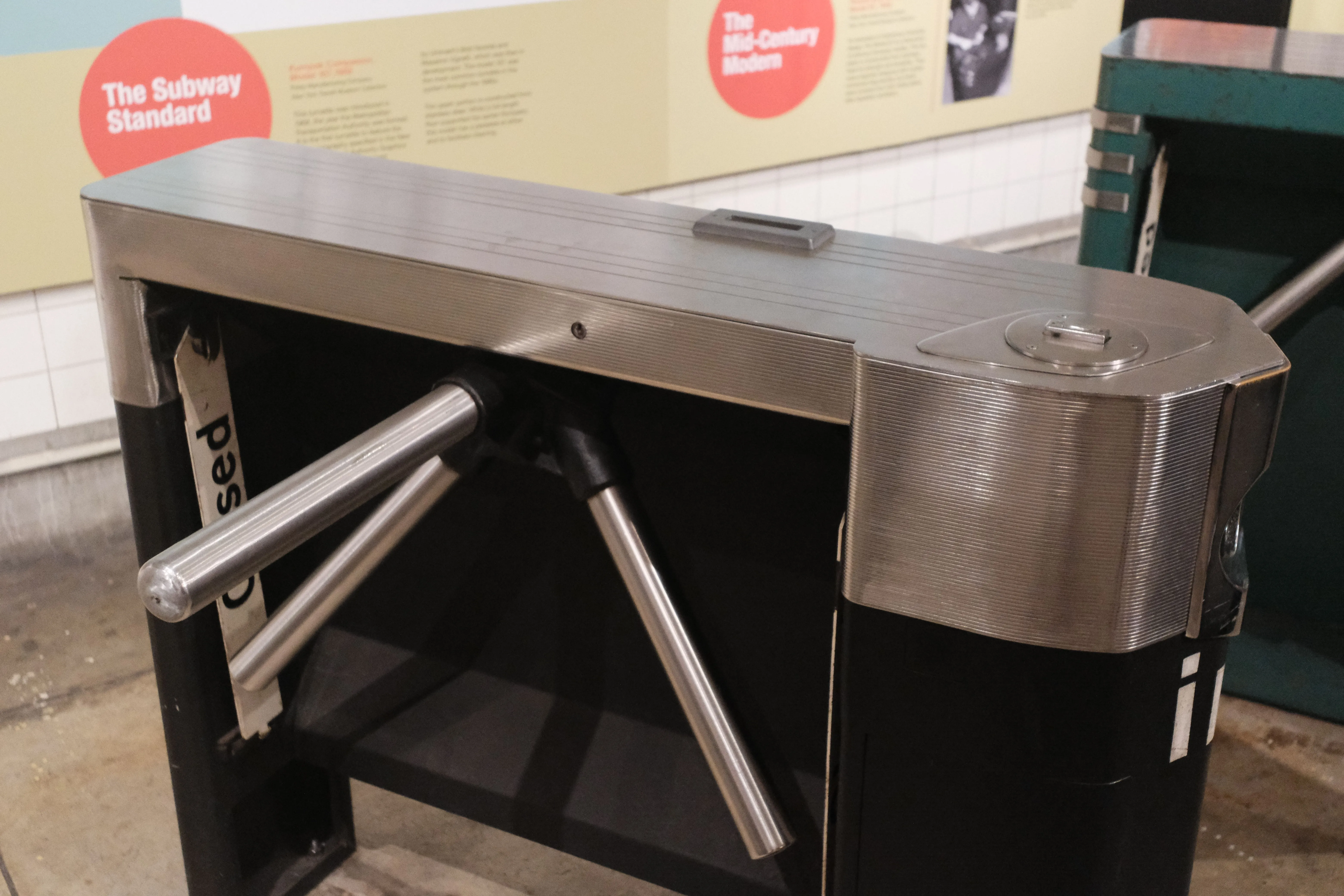 Molinete original del NYC subway