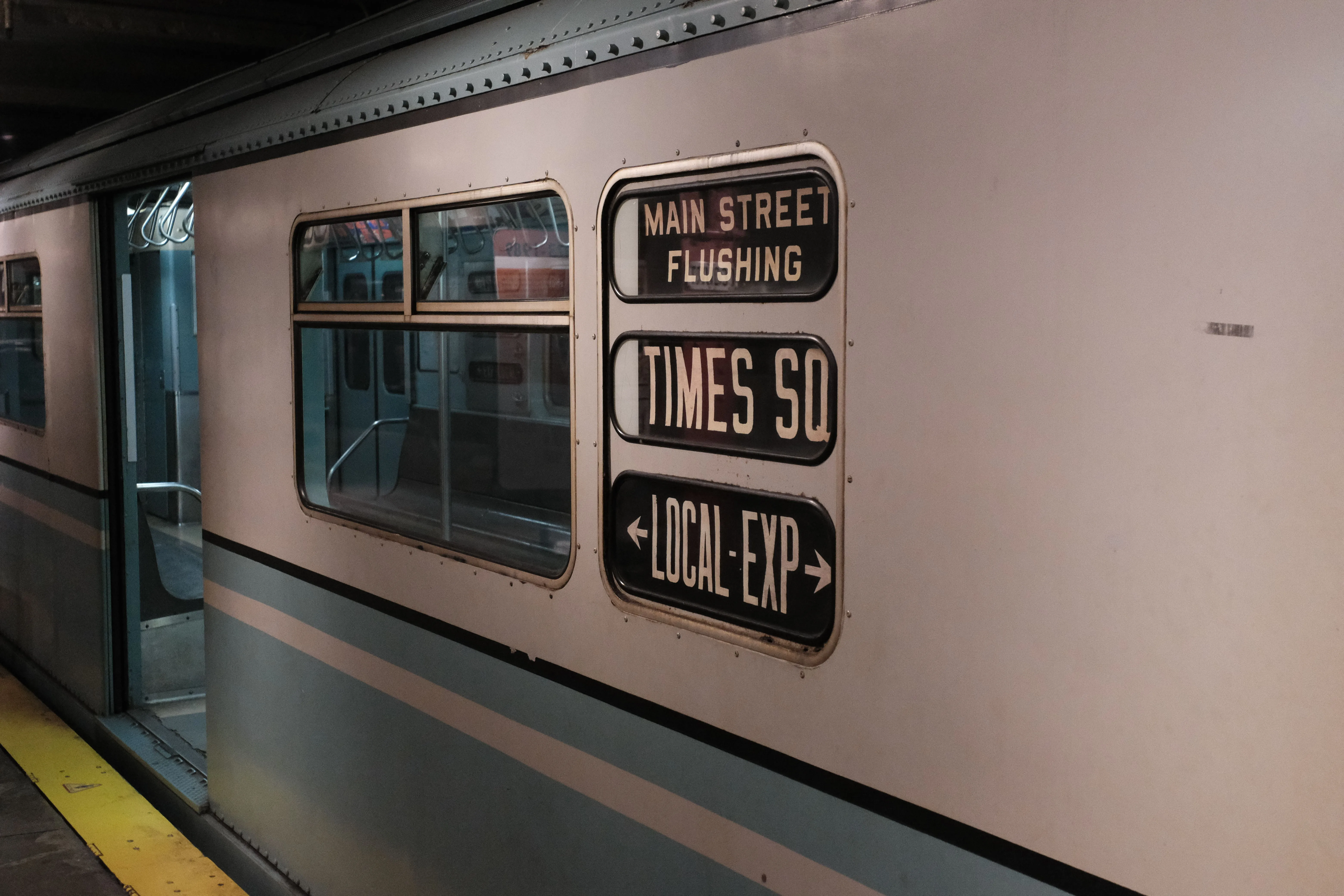 Parte exterior de un vagón de subte